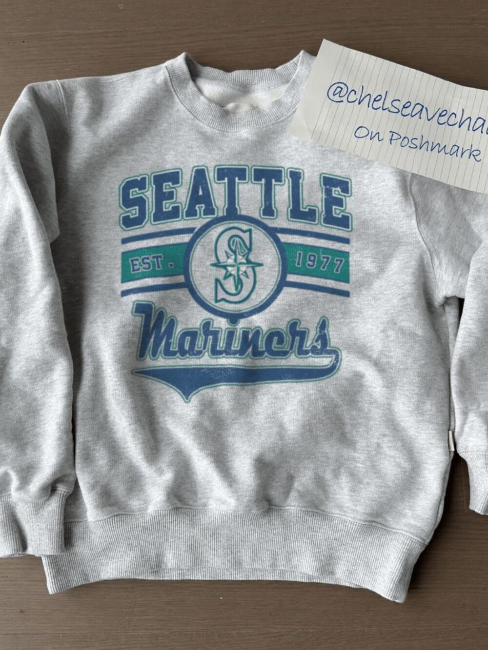 90s Vintage Seattle Mariners Baseball Sweatshirt, MLB Seattle Mariners Shirt Tee